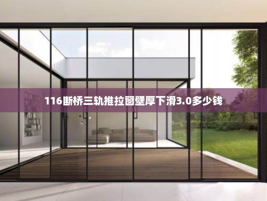 116断桥三轨推拉窗壁厚下滑3.0多少钱