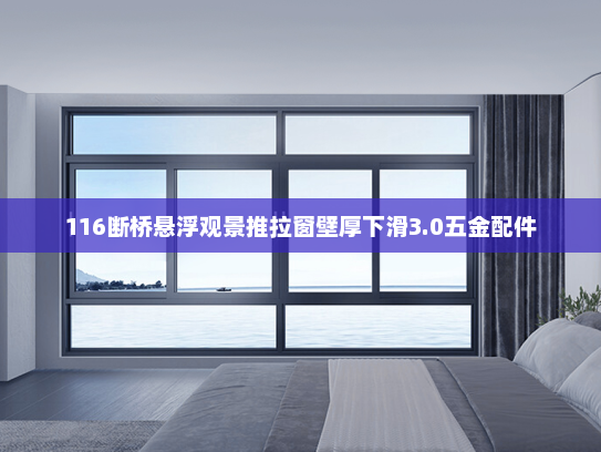 116断桥悬浮观景推拉窗壁厚下滑3.0五金配件