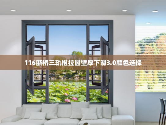116断桥三轨推拉窗壁厚下滑3.0颜色选择